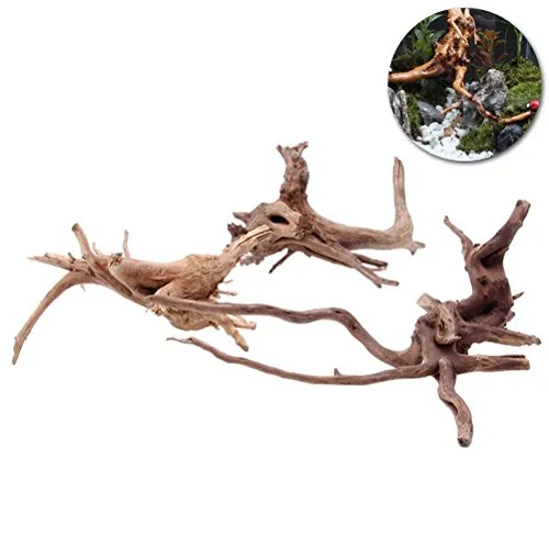 UEETEK Acquario Driftwood,Ramo naturale Driftwood per Aquarium Fish Tank Decoration, 10-15CM (Stile Casuale)