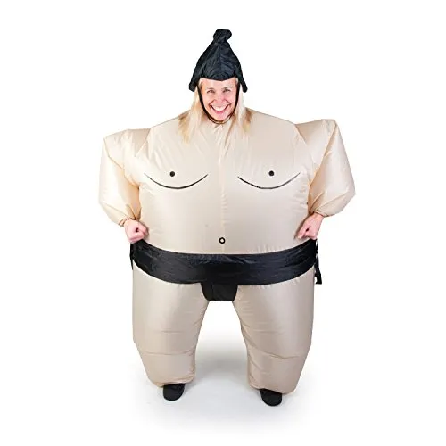 Inflatable Sumo Adult Costume Inflatable Sumo Adult Costume Halloween Size: One-Size (japan import)