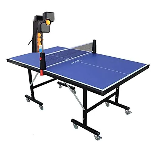 2020 Tennis da Tavolo Macchina Robot con Tavoli da Ping Pong Set, 36 Different Spin Balls Automatico Ping Pong Palla di Servizio della Macchina con Rete E Palle,