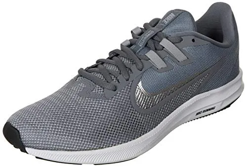 Nike Downshifter 9 Scarpe da Running Uomo, Grigio (Cool Mtlc Silver/Wolf Grey/Black/Pure Platinum/White 001), 44 EU