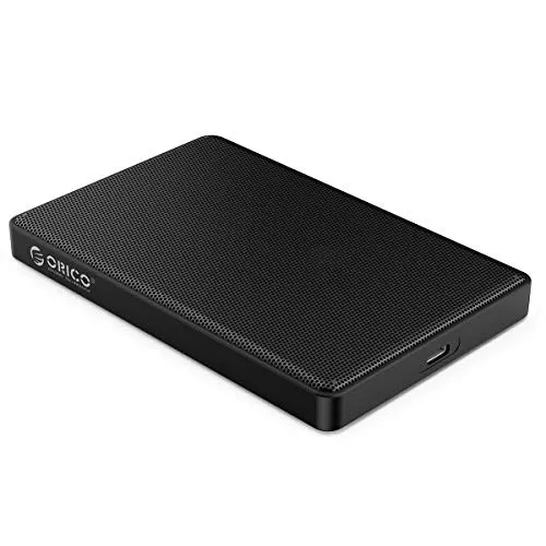ORICO Box Esterno USB 3.0 per Disco Rigido SATA III o SSD da 2,5" - Case in Metallo con Cavo USB-C a USB-A
