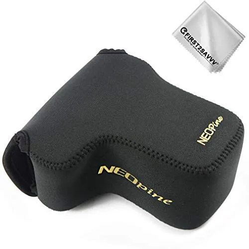 Custodia per Fotocamera SLR con Protezione in Neoprene Compatibile con Canon EOS M50 M6 Mark II EOS M6 EOS M5 18-150mm Nero