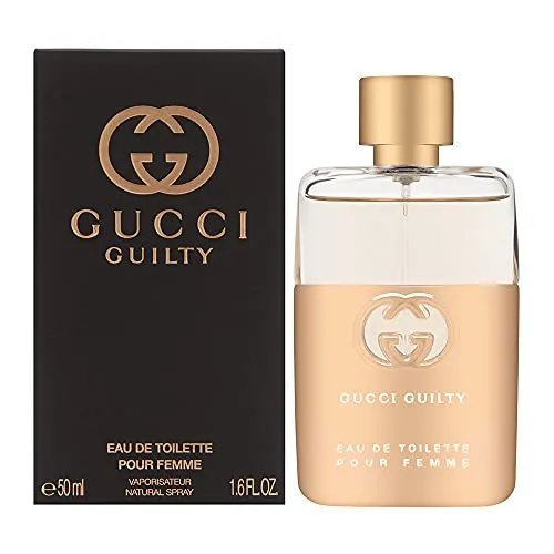 Gucci Guilty Eau de Toilette Nuovo Packaging 2021 Donna, Floreale, 50Millilitri