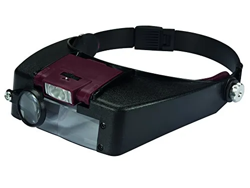 Velleman VTMG13 2.5x Black,Red magnifier - magnifiers (AAA, 148 g)