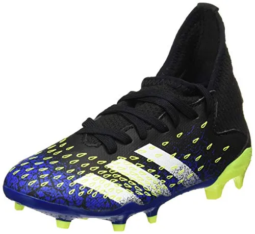 adidas Predator Freak .3 Fg, Scarpe da Calcio, Cblack/Ftwwht/Syello, 38 EU