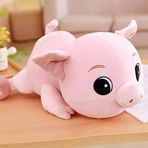 MMSWDT Giocattolo della Peluche Bambola di Maiale Carino Comportato Divertente Bambola Gassosa Cuscino per Dormire Cuscino per La Schiena Regalo di Compleanno-60 Cm