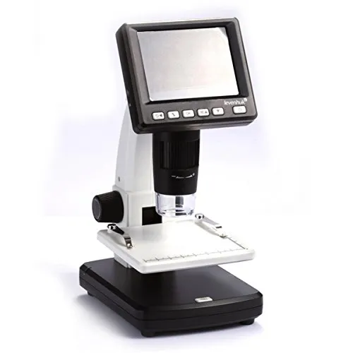 Microscopio Digitale Portatile USB Levenhuk DTX 500 LCD (20–500x) con Schermo LCD