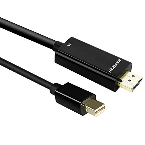 BENFEI Cavo Mini DisplayPort a HDMI 4K, Cavo 1.8 m Mini DP a HDMI (Compatibile Thunderbolt) con MacBook Air/PRO, Surface PRO/Dock, Monitor, proiettore