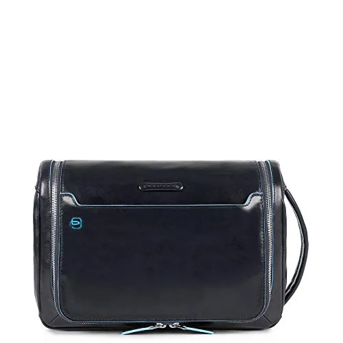 Piquadro Blue Square Beauty Case, 30 cm, Nero