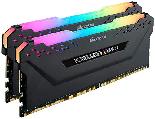 Corsair Vengeance RGB PRO 64 GB (2 x 32 GB) DDR4 3000 (PC4-24000) C16 Desktop Memory - Nero