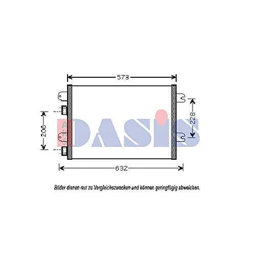 AKS Dasis 182019N - Condensatore, Climatizzatore