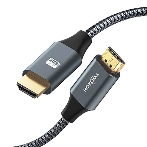 Twozoh Cavo HDMI 4K 1M, Cavo HDMI 2.0 da 18 Gbps ad alta velocità, Cavo HDMI intrecciato compatibile con PS5, PS3, PS4, PC, proiettore, HDTV, Xbox