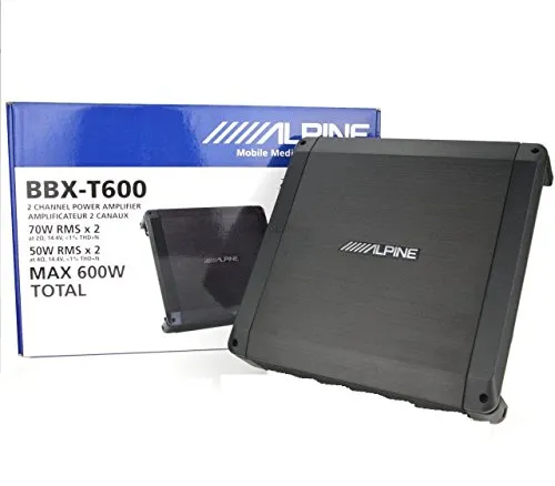 ALPINE bbx-t600 2 canali Amp in Car Vehicle Sound sistema audio amplificatore 600 W