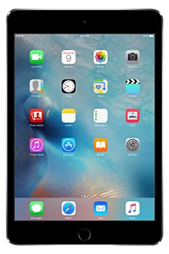Apple iPad mini4 Tablet 64GB, Wi-Fi SG, Nero (Ricondizionato)