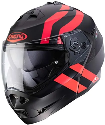 Caberg CASCO DUKE II SUPERLEGEND MATT BLACK/RED FLUO L