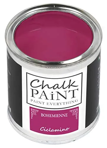 CHALK PAINT EVERYTHING BOHEMIENNE Ciclamino 250 ml - SENZA CARTEGGIARE Colora Facilmente Tutti i Materiali