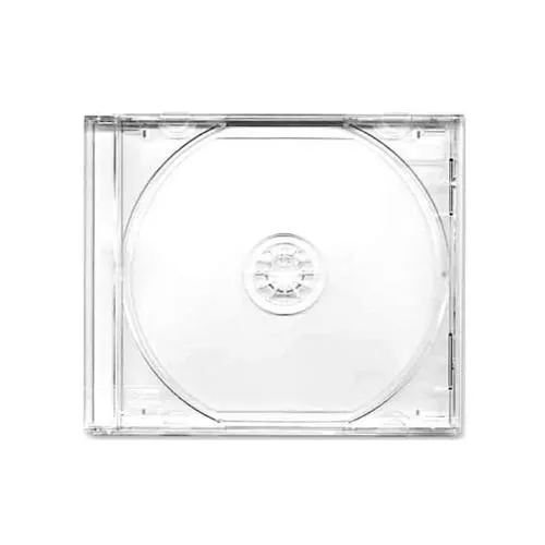 Custodie per CD 100 x 10mm con vassoio trasparente