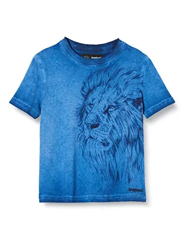 Desigual TS_Joana T-Shirt, Blu (Twilight Blue 5128), 164 (Taglia Produttore: 13/14) Bambino