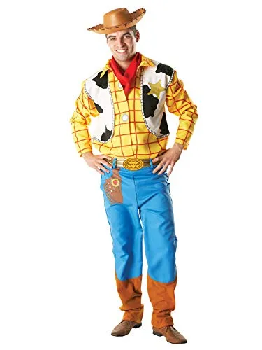 Rubie's, costume ufficiale di Woody, di Toy Story, costume da adulto, taglia unica