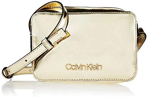 Calvin Klein Ck Must Psp20 Camerabag M - Borse a tracolla Donna, Oro (Champagne), 0.1x0.1x0.1 cm (W x H L)