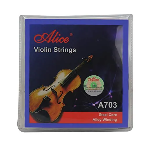 Alice Violin String Set E / A / D / g violino Corde per Size 1/4 1/2 3/4 4/4 Set sfera