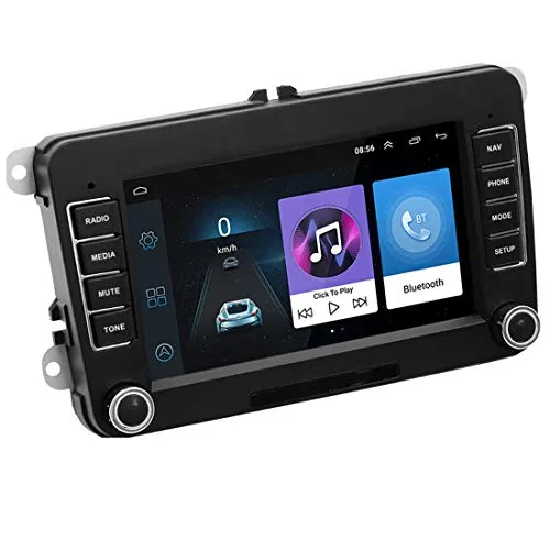 GOFORJUMP 2 DIN Android 7"Navigatore GPS per Auto Radio Stereo Media Player per Bora Golf V/W Polo V/olkswagen Passat B6 B7 Touran
