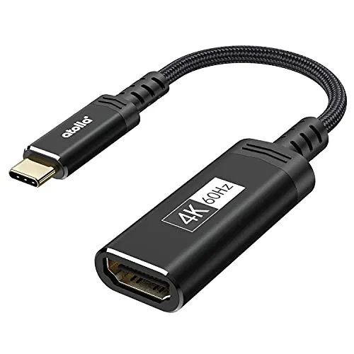 Adattatore USB C a HDMI 4K@60Hz, atolla adattatore hdmi usb c (compatibile con Thunderbolt 3), Compatibile per MacBook PRO/Air 2020/2019/2018, ipad Pro 2020/2018, Surface Book 2