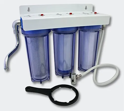 Sistema di filtrazione acqua a 3 livelli stadi Naturewater NW-PR103 3/4"26mm