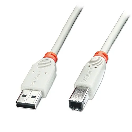 Lindy 41738 Box da 50 Cavi USB 2 Tipo A/B, 2m, Grigio