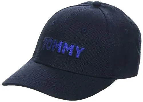 Calvin Klein Tommy Patch cap Berretto da Baseball, Blu, Unica (Taglia Produttore:) Donna