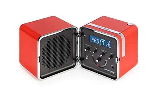 Brionvega Radio.Cubo Ts522D+S-As Radio Fm/Dab con Bluetooth, Arancio Sole