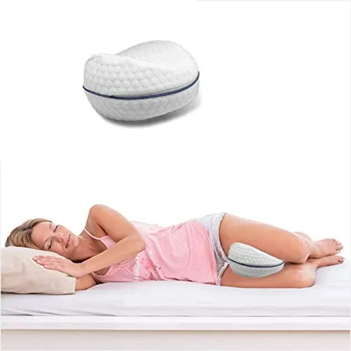 CUSCINO PER GAMBE MEMORY FOAM SUPPORTO ORTOPEDICO GINOCCHIA SCHIENA LAVABILE