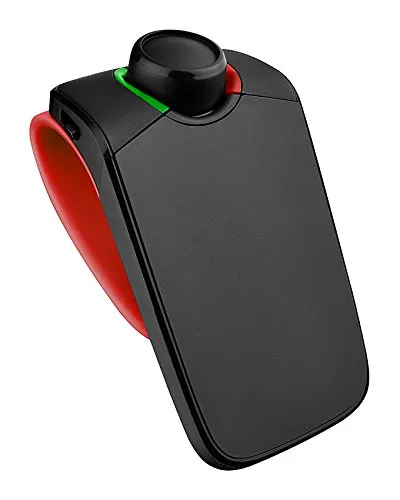 Parrot Minikit Neo 2 HD - Kit vivavoce Bluetooth portatile con controllo vocale HD, Nero/Rosso [Francia]