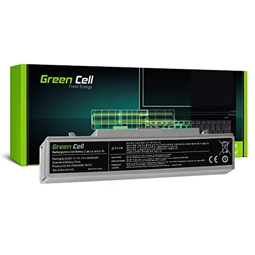 Green Cell® Standard Serie AA-PB9NC6B/AA-PB9NS6B Batteria per Portatile Samsung Serie 3 NP300E5A NP300E5C NP300E5E NP300E7A NP300V5A NP305E5A NP305E7A NP305V5A NP310E5C (6 Pile 4400mAh 11.1V Bianco)