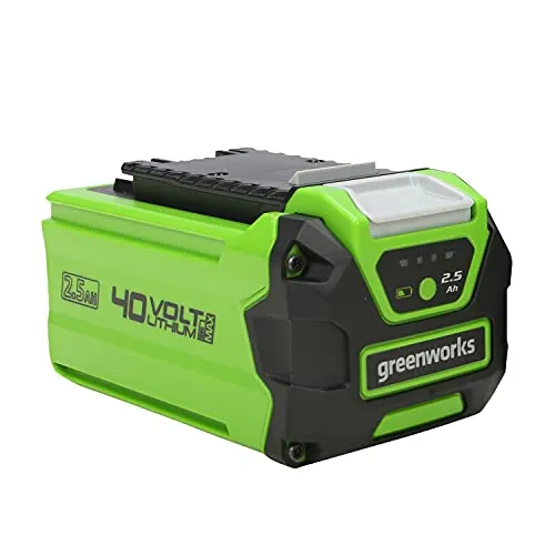 Greenworks Batteria G40B25 (batteria ricaricabile agli ioni di litio 40V 2,5 Ah potente e ricaricabile adatta a tutti i dispositivi della serie Greenworks Tools 40V)