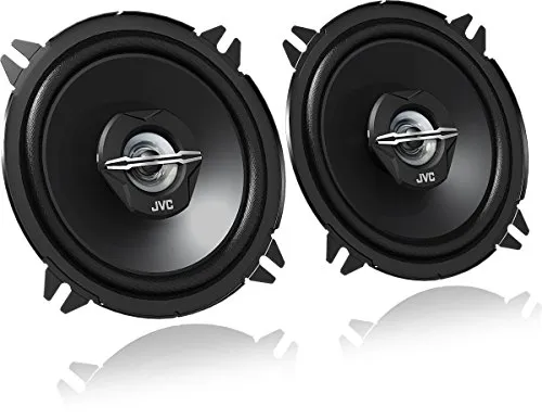 JVC CS-J520X Diffusori stereo per auto, a 2 vie, 250W/30W RMS, 40 - 22.000 Hz, Surround ibrido, Nero, 13 cm