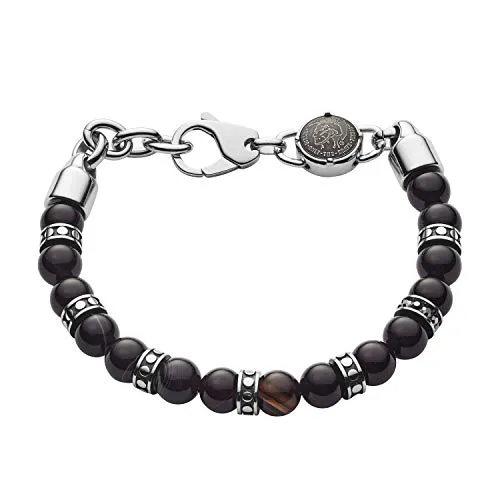 Diesel Bracciale Uomo con Cinturino in Acciaio Inossidabile DX1163040