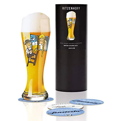 RITZENHOFF Weizen Bicchiere da Weiss, Multicolore, 8.5 cm