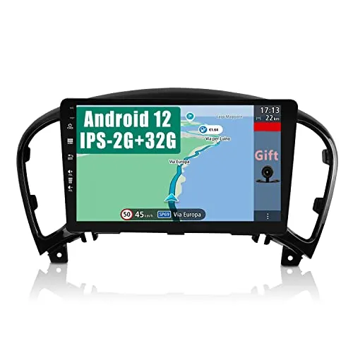 YUNTX Android 12 Autoradio adatto per Nissan Juke (2010-2017) YF15 Infiniti ESQ (2011-2017)- GPS 2 Din - Supporta DAB/Controllo del Volante/BT 5.0 / WiFi / 4G / CarPlay/USB/Mirrorlink