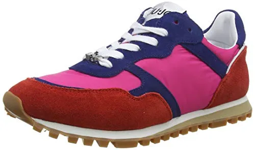 Liu Jo Shoes Alexa-Running, Scarpe da Ginnastica Basse Donna, Multicolore (Rouge/Cobalt/Fuxia S17b3) 35 EU