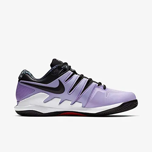 Nike W Air Zoom Vapor X Cly, Scarpe da Tennis Donna, Multicolore (Purple Agate/Black/White/Hyper Crimson 500), 35.5 EU