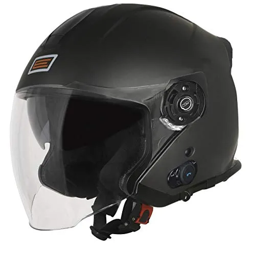 ORIGINE Palio 2.0 Mini S7 Bluetooth Casco Jet (Titanium Matt,XL (61))