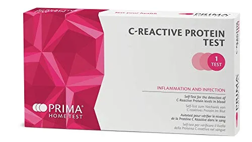 PRIMA Home Test - Test Proteina C-Reattiva (PCR) - Segnala Valori Alti o Bassi