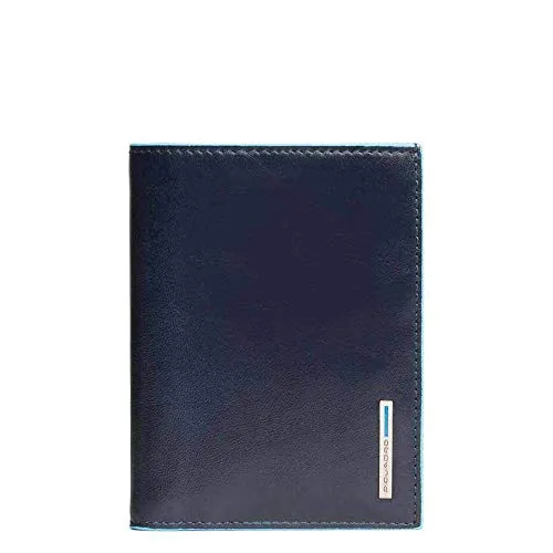 Piquadro PU1393B2/BLU2 Blue Square Portafoglio, Blu, 12 cm