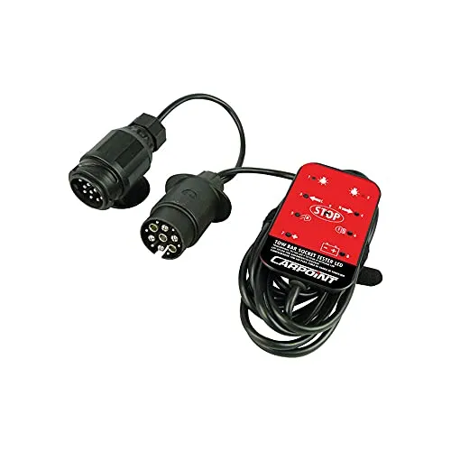 Carpoint 12V LED Tester per Prese di rimorchi