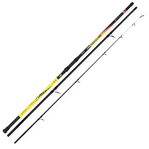 Tubertini Canna da Pesca Abyssum 4.20 m 200 g per Surfcasting a Sezioni Separate per Pesca a Fondo in Mare