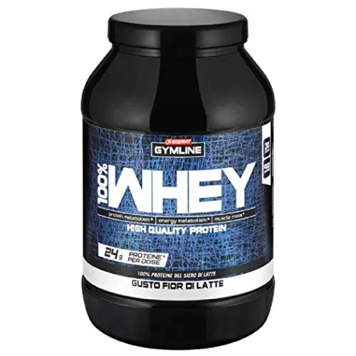 Enervit Gymline Muscle 100% Whey Protein Concentrate Fior di Latte 900 gr