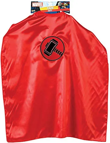 Rubie's - Costume ufficiale Marvel-Thor, taglia standard, mantello Thor