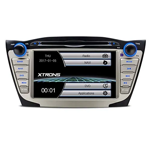 AUTORADIO 7" XTRONS Hyundai IX35 Tucson HD Digital Touch Screen GPS Navigation Car DVD Player con Screen Mirroring Function & OBD2