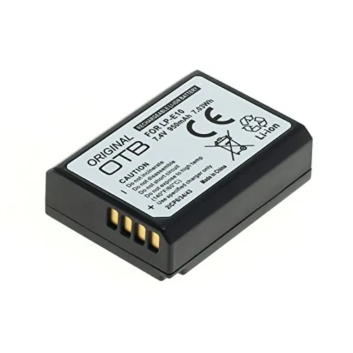 Onni-Tec - Batteria per LP-E10 / Canon EOS 1100D, 7,4 V, agli ioni di litio